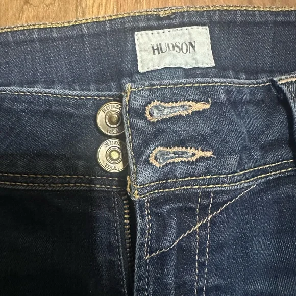 Women's Blue Denim Shorts - Picture 4 of 4